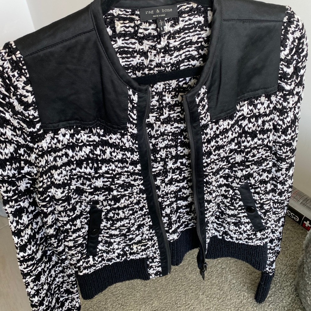 Rag & Bone Knit Sweater Jacket